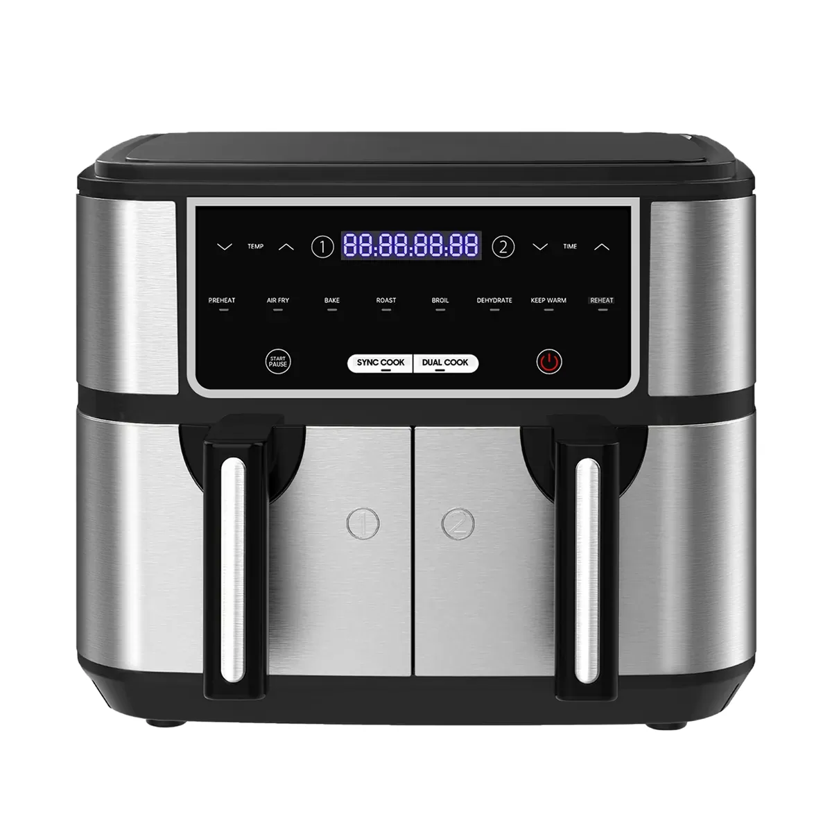 Dual Zone Heißluftfritteuse KDF-5515DTW 10L 2600W