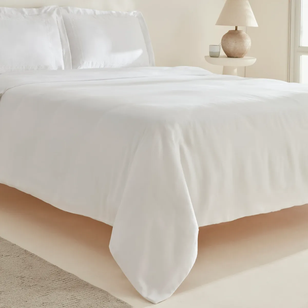 Karaca Home White Collection Felves King Size Bettwäscheset 100% Baumwolle Weiß 240x220 Cm