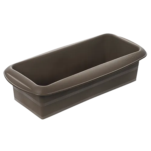 -Lurch- FlexiForm Kastenform 30cm Premium-Platin-Silikon braun