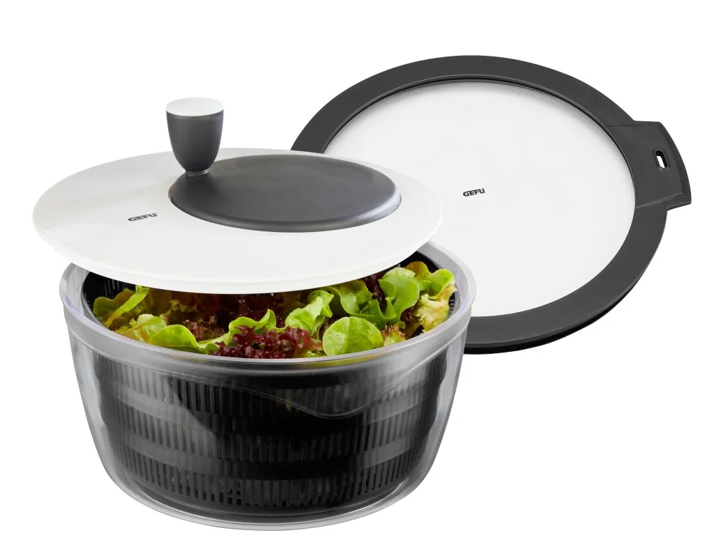 -GEFU- "ROTARE" Salatschleuder mit Frischhaltedeckel, Kunststoff