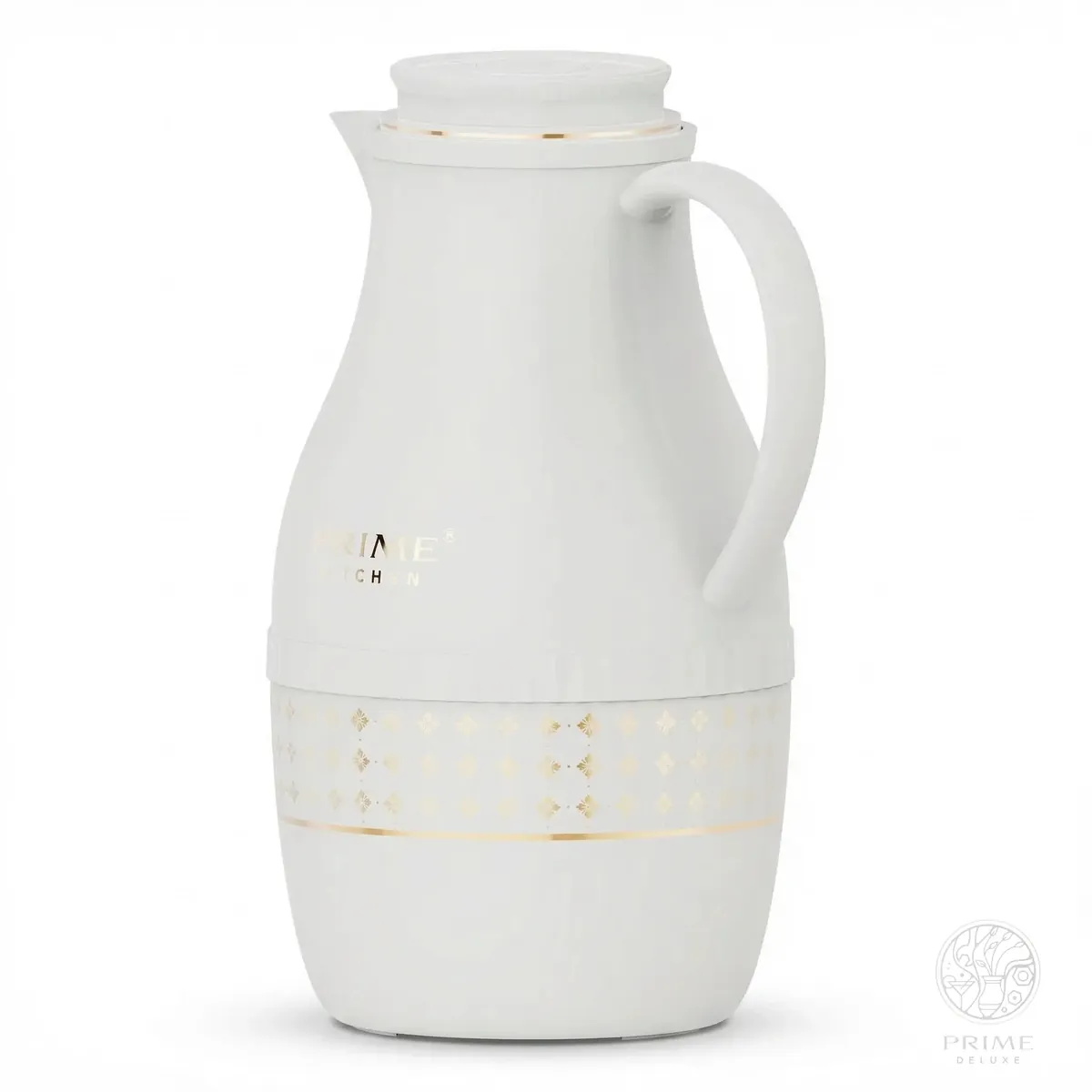 Prime Kitchen Premium Thermo Teekanne 2L – Teefilter für losen Tee, 12h heiß & 24h kalt