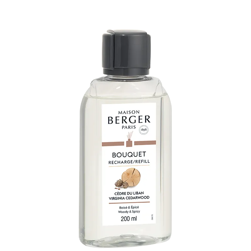 -Maison Berger Paris- Bouquet Refill "Zedernholz aus dem Libanon", Raumduft Diffuser, 200ml