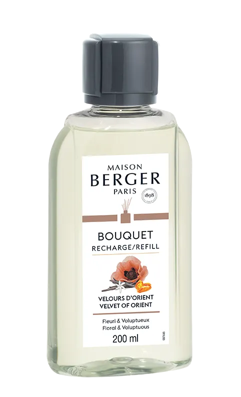 -Maison Berger Paris- Bouquet Refill "Velours d'Orient/Samt aus dem Orient", Raumduft Diffuser, 200ml