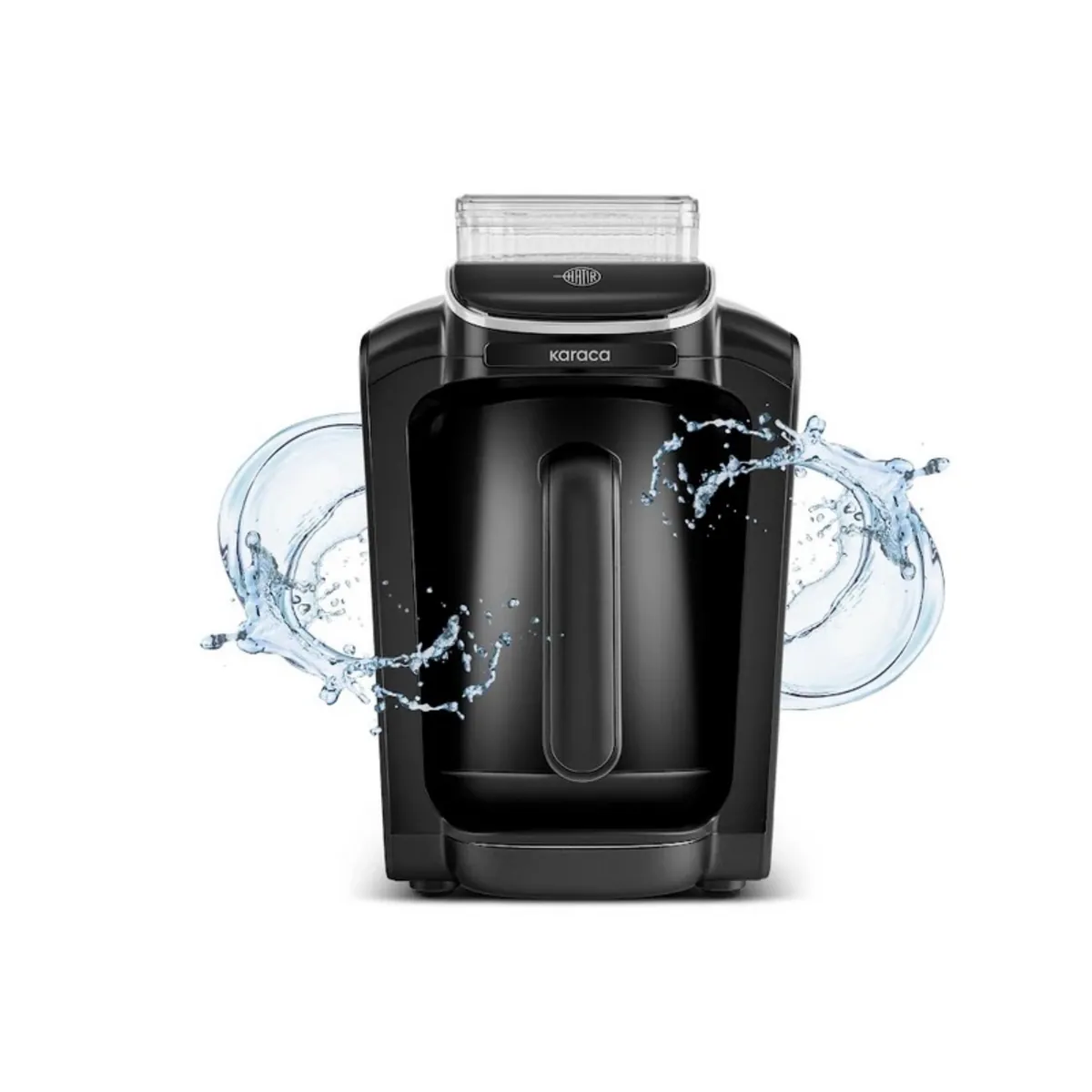 Karaca Hatır Aqua Wassertank Automatische Türkische Kaffeemaschine Schwarz