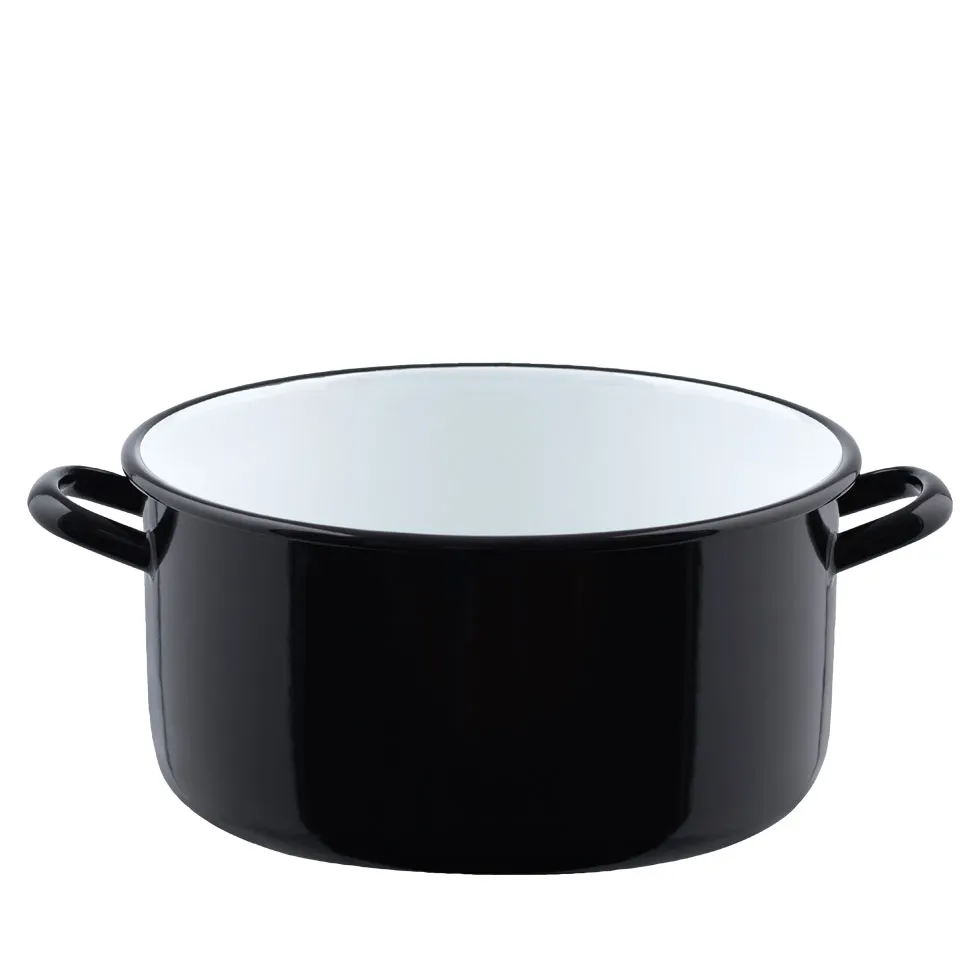 RIESEN Topf mit Bördel mit Deckel
