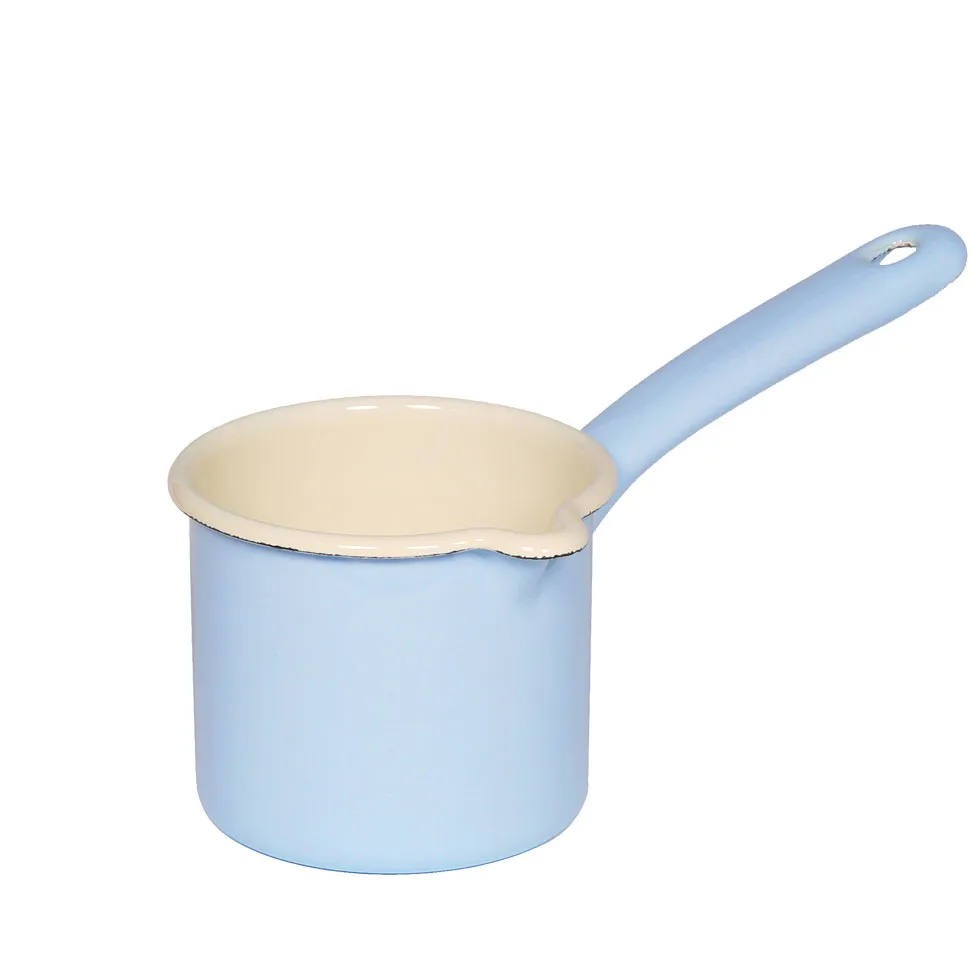 Schnabeltopf mit Stiel, Riess, blau, 9cm 0,5L
