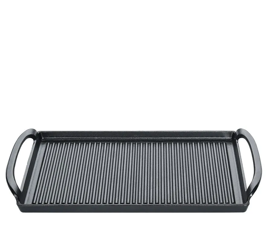 Küchenprofi Provence Gusseisen Grillplatte 38cm