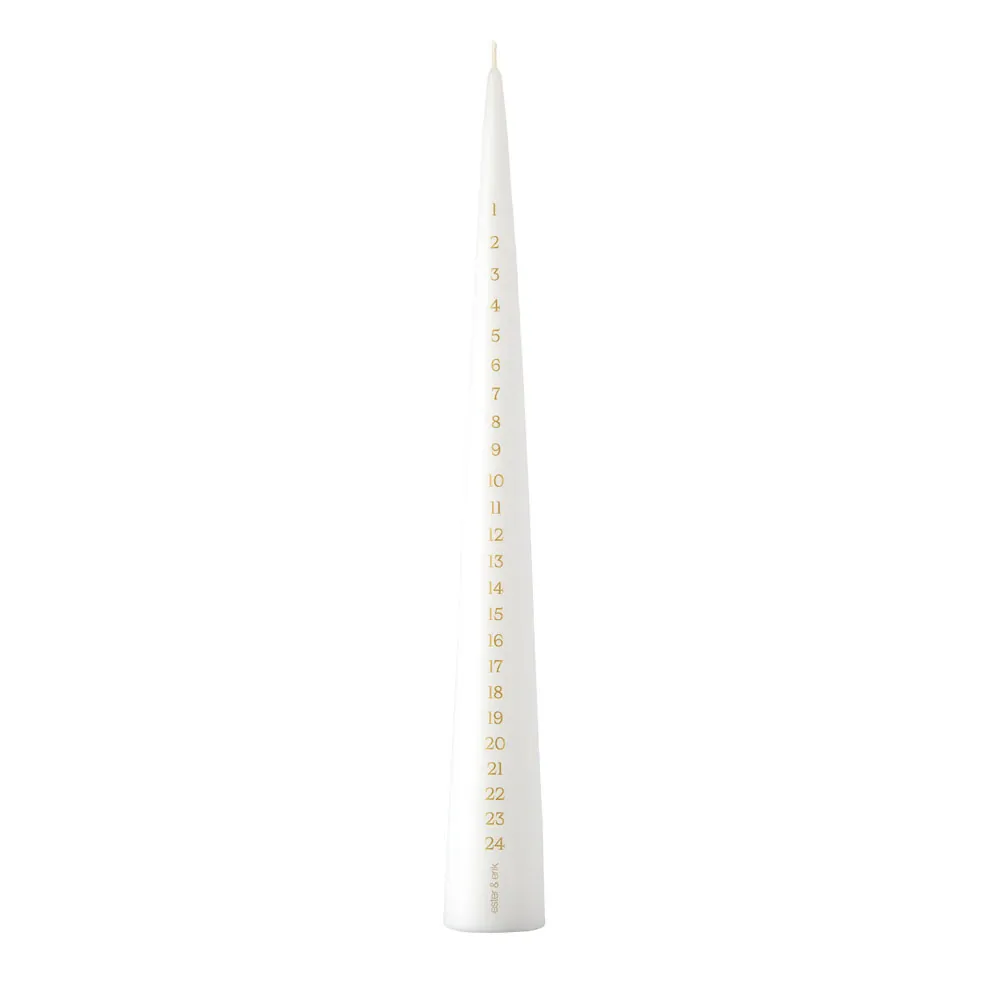 Adventskerze CONE 34 cm ver. Farben