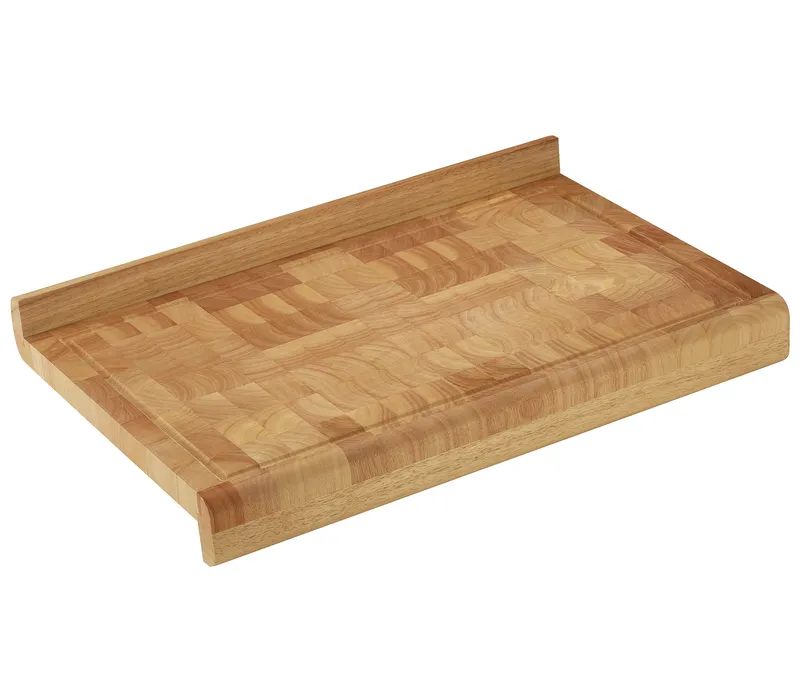 Zassenhaus Arbeitsbrett 60x40x7 cm Gummibaum-Stirnholz
