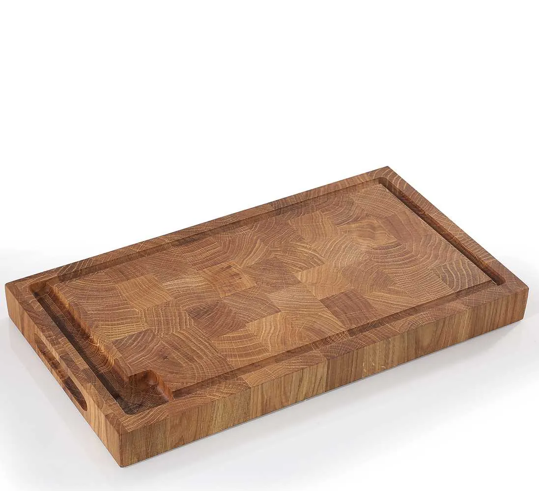 Zassenhaus Hackblock, Eiche 45x25x4cm