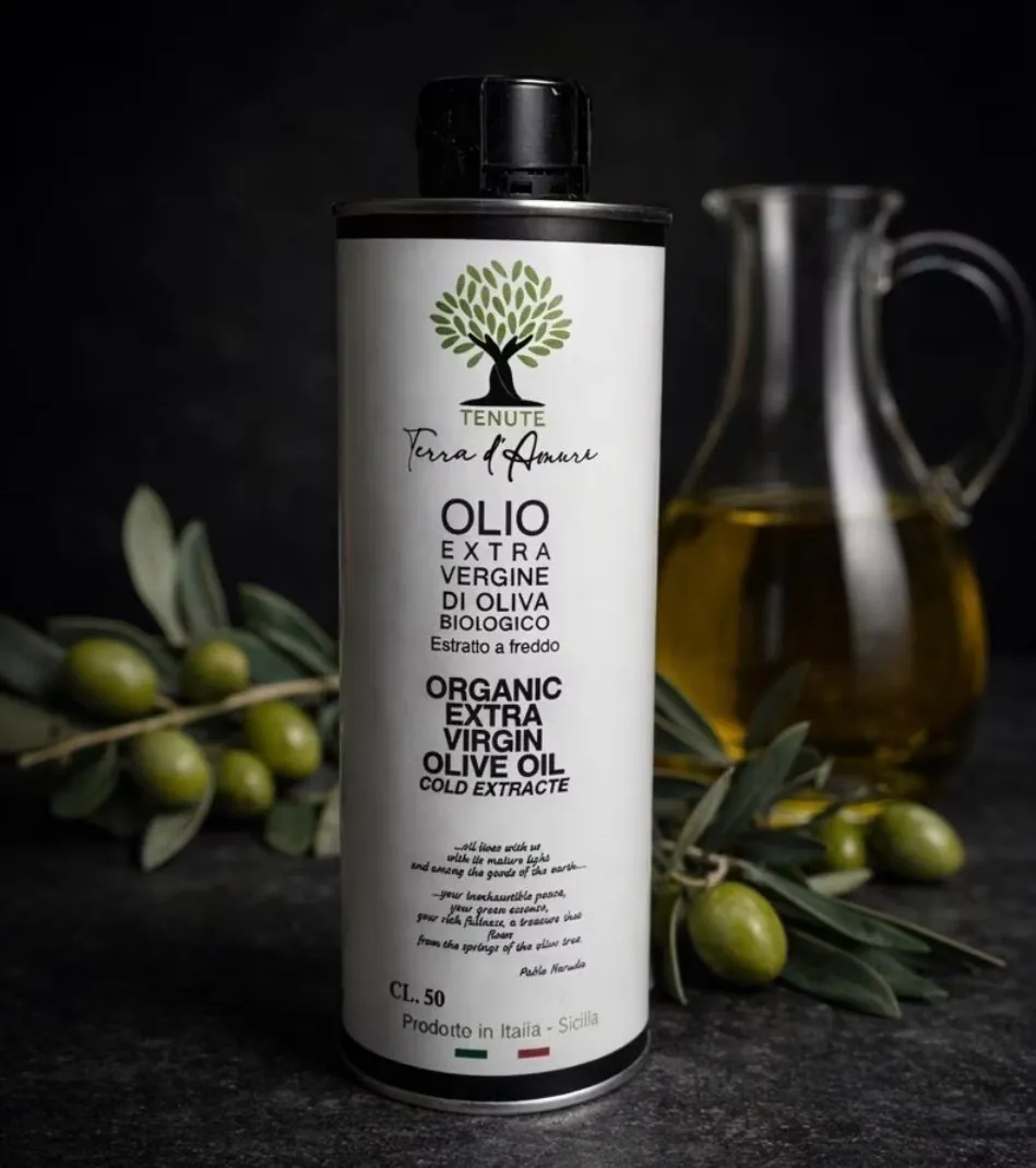 Bio Olivenöl aus Sizilien italienisches 500ml Olivenöl Bio kaltgepresst