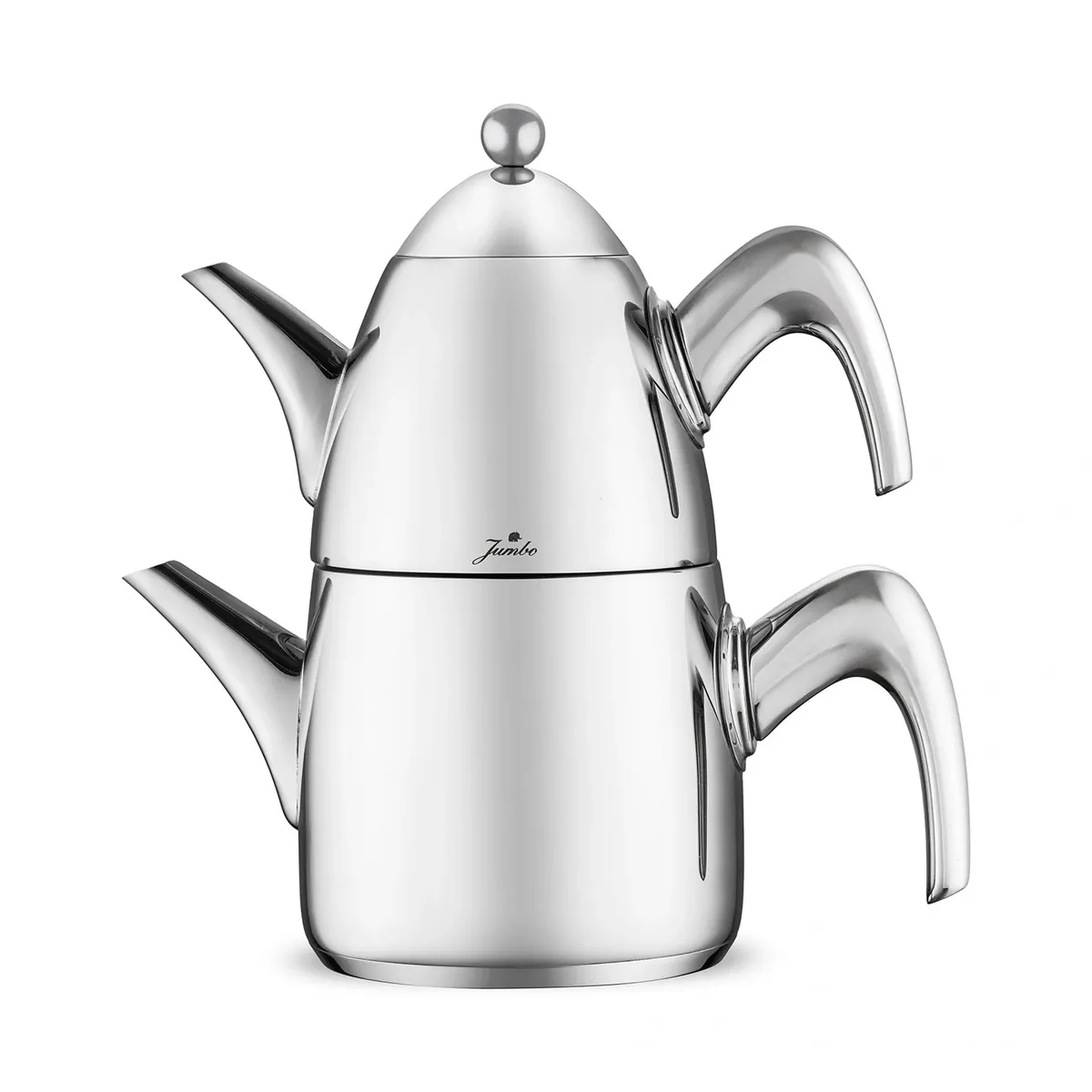 Jumbo 6500 Vollmetall-Teekessel-Set aus Edelstahl