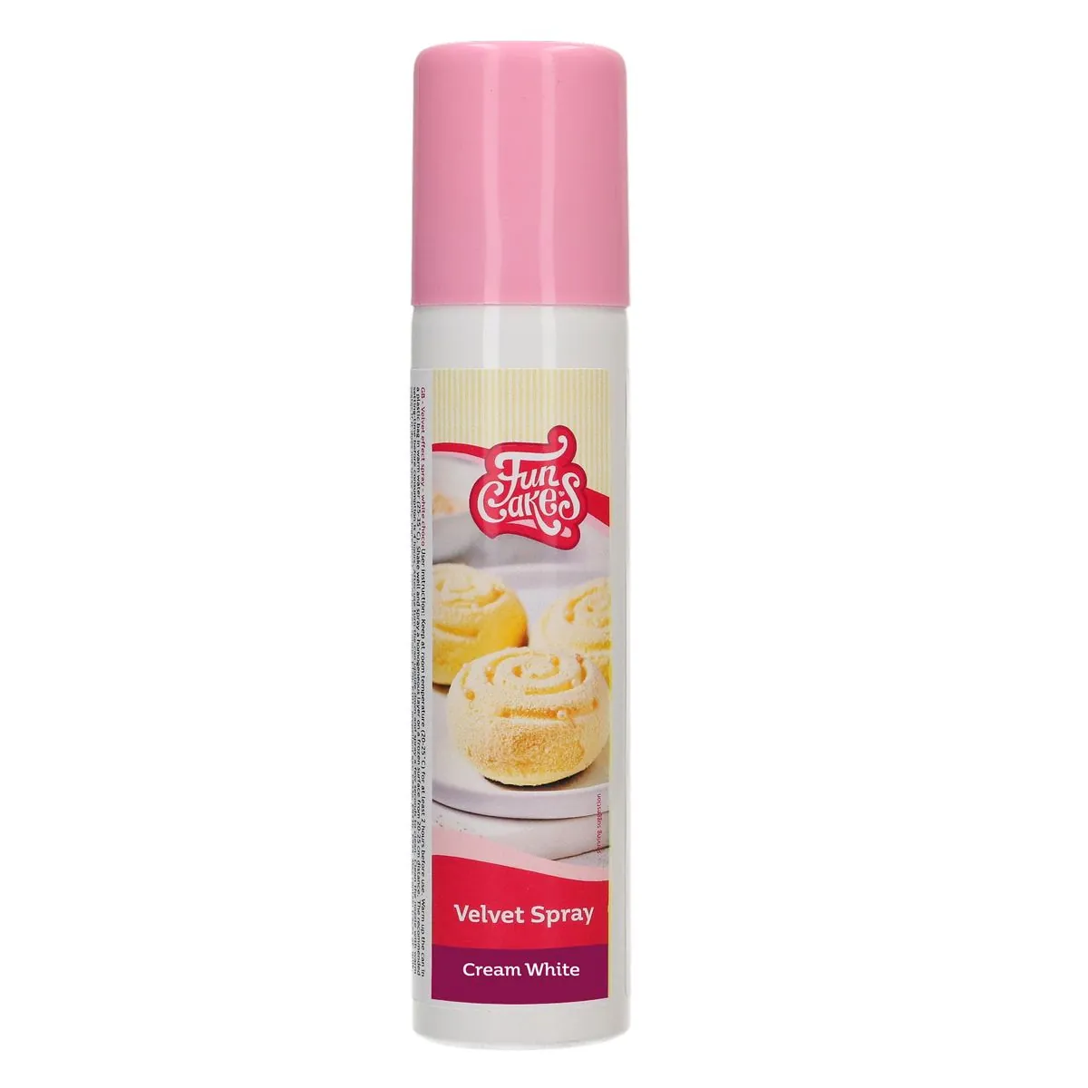 Velvet Spray cream white (gelblich) 100ml FunCakes