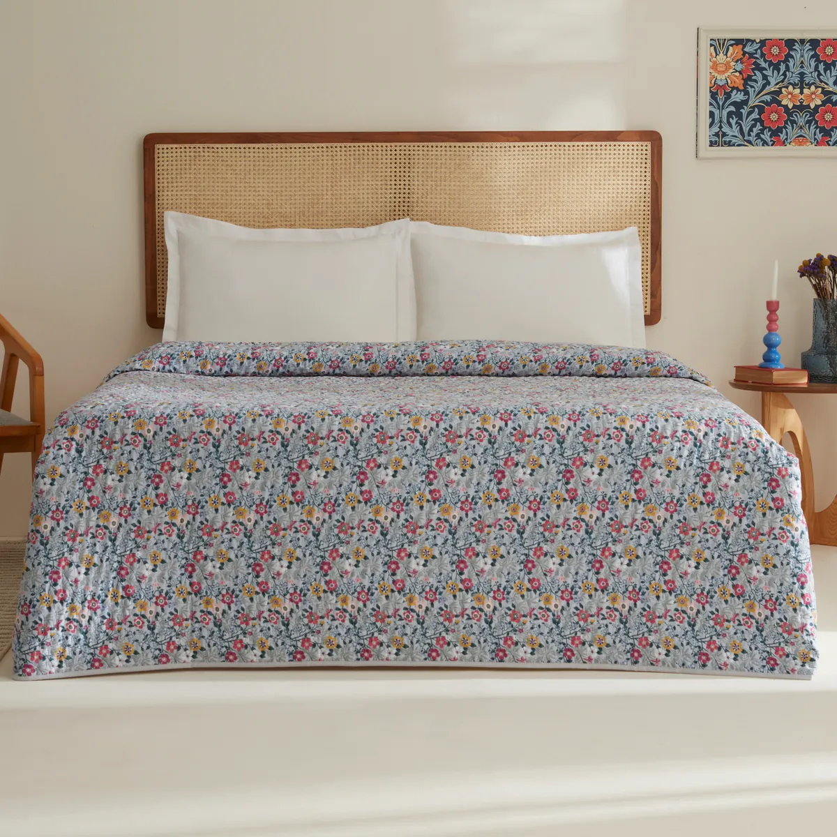 Sarah Anderson Pablo Doppelbett Bettdecke Blau