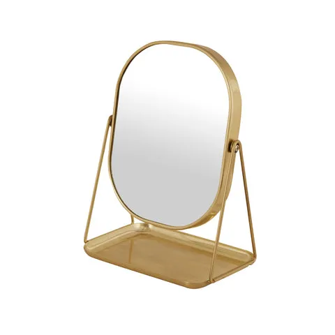 Karaca Home Reora Spiegel, 20,5 x 13 x 28 cm, Gold