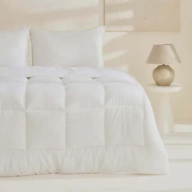 Karaca Basic Microfiber Decke Weiß 155x220