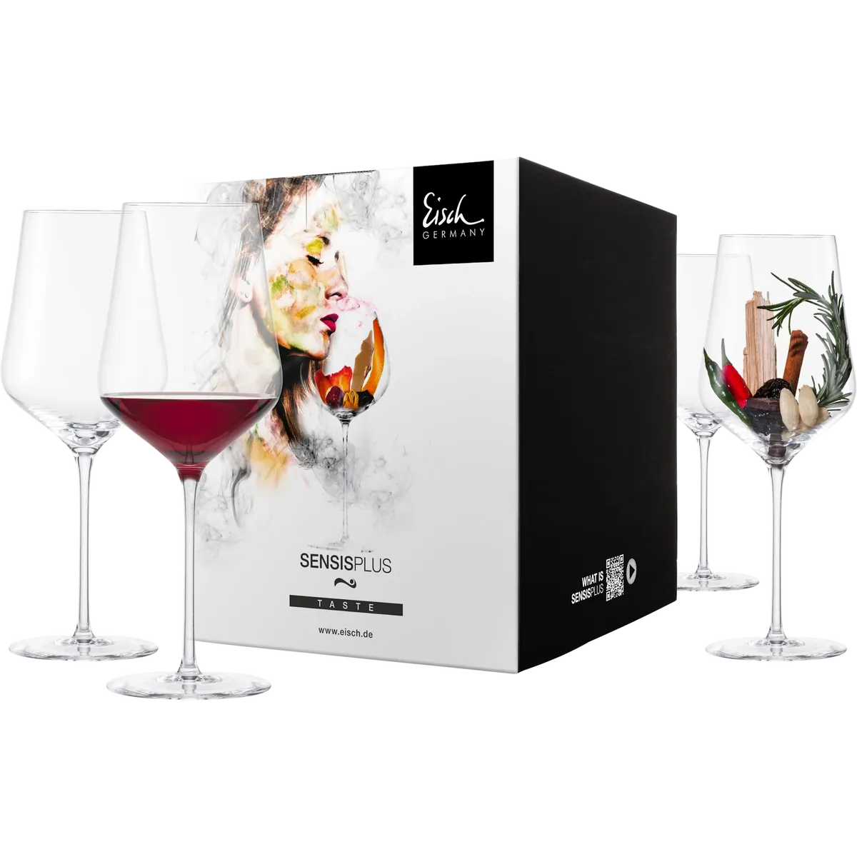 Bordeauxglas Sky SENSISPLUS - 4 Stück im Geschenkkarton 518/21