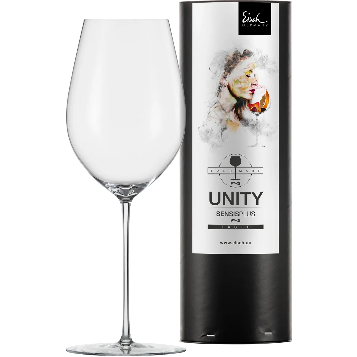 Rotweinglas Unity SENSISPLUS in Geschenkröhre 522/2