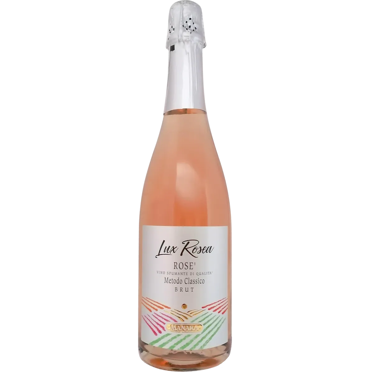 Manara Lux Rosea Rosé VSQ Metodo Classico Brut