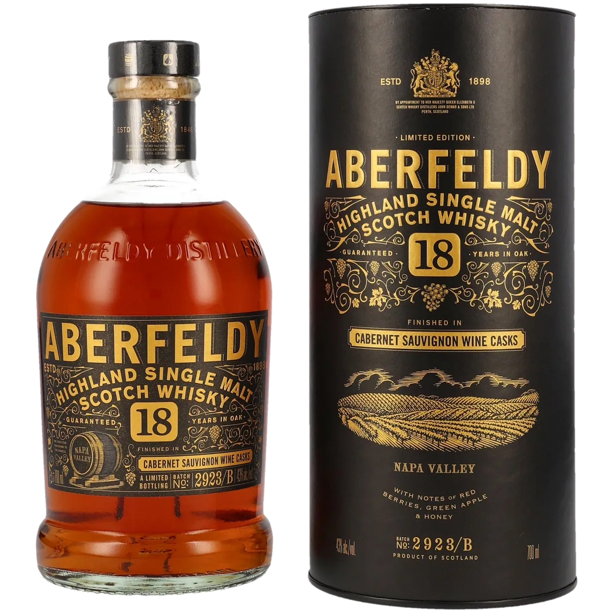 Aberfeldy 18 Jahre Napa Valley Red Wine Cask