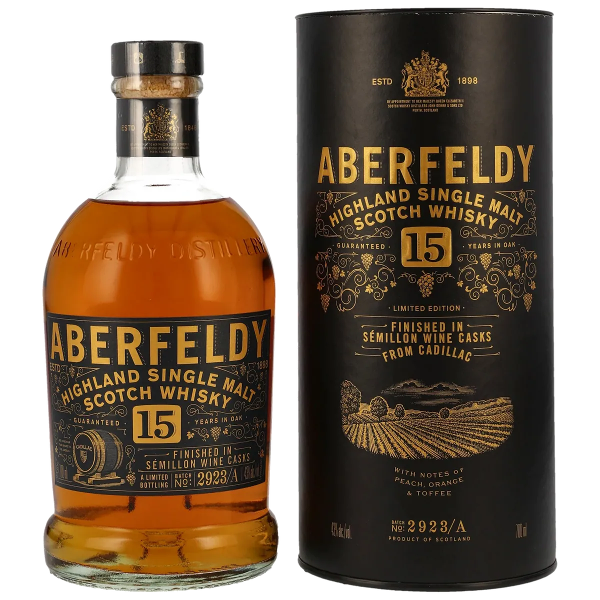 Aberfeldy 15 Jahre Cadillac Red Wine Cask - Limited Edition