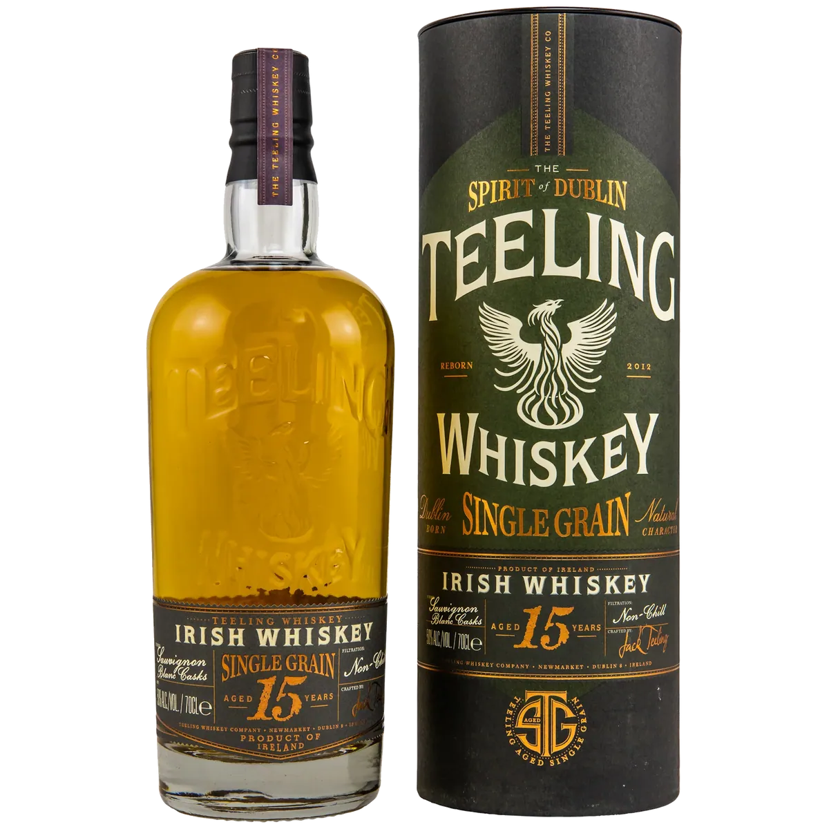 Teeling 15 Jahre Single Grain Sauvignon Blanc Weißweinfass Finish