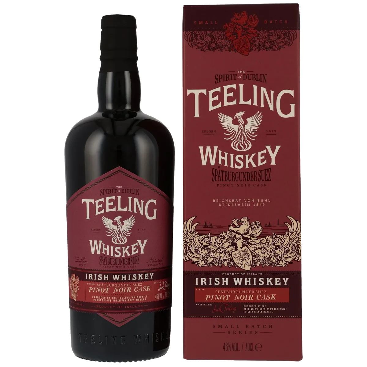 Teeling Pinot Noir Suezkanal Spätburgunder Rotweinfass Finish
