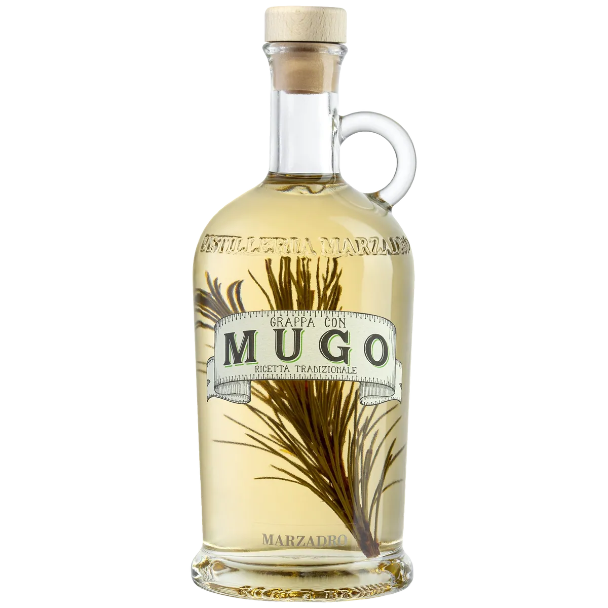 Marzadro Le Erbe Grappa con Mugo mit Latschenkiefer