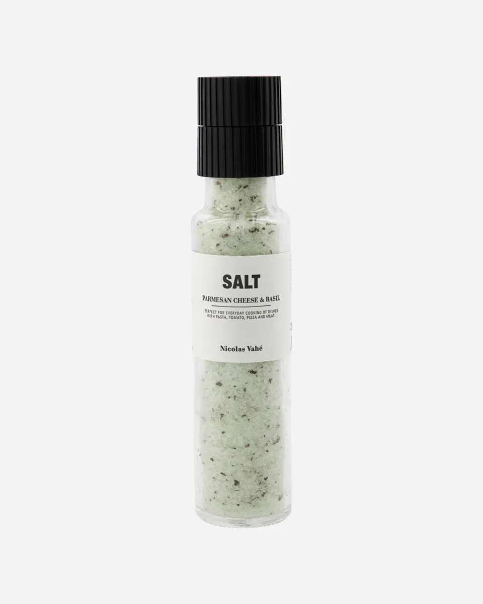 Gewürzmühle SALZ / PARMESAN Käse Basilikum