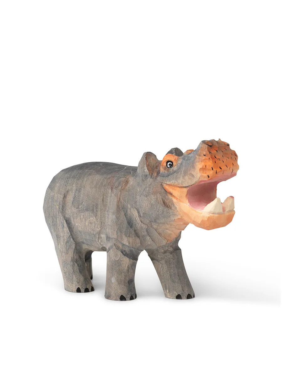 HIPPO handgeschnitztes Nilpferd