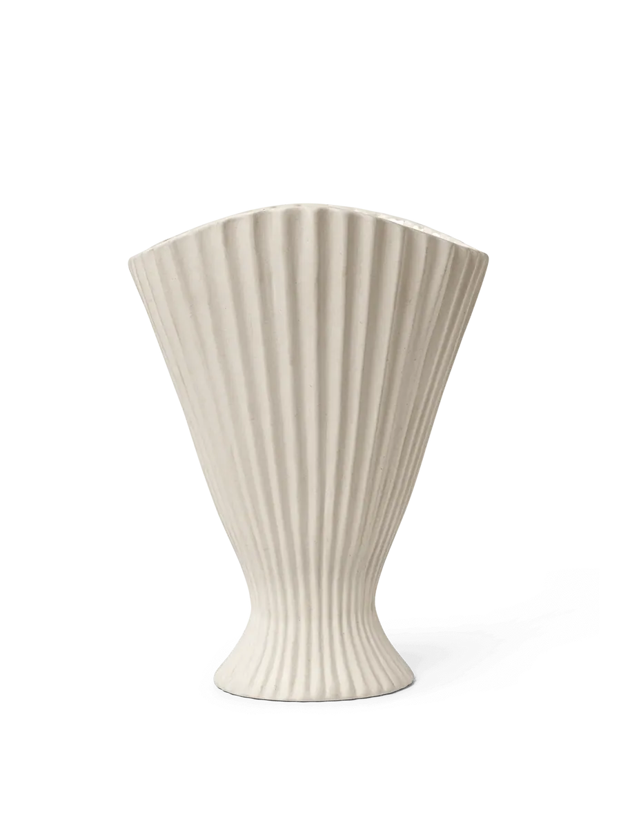Fountain Vase Off-White