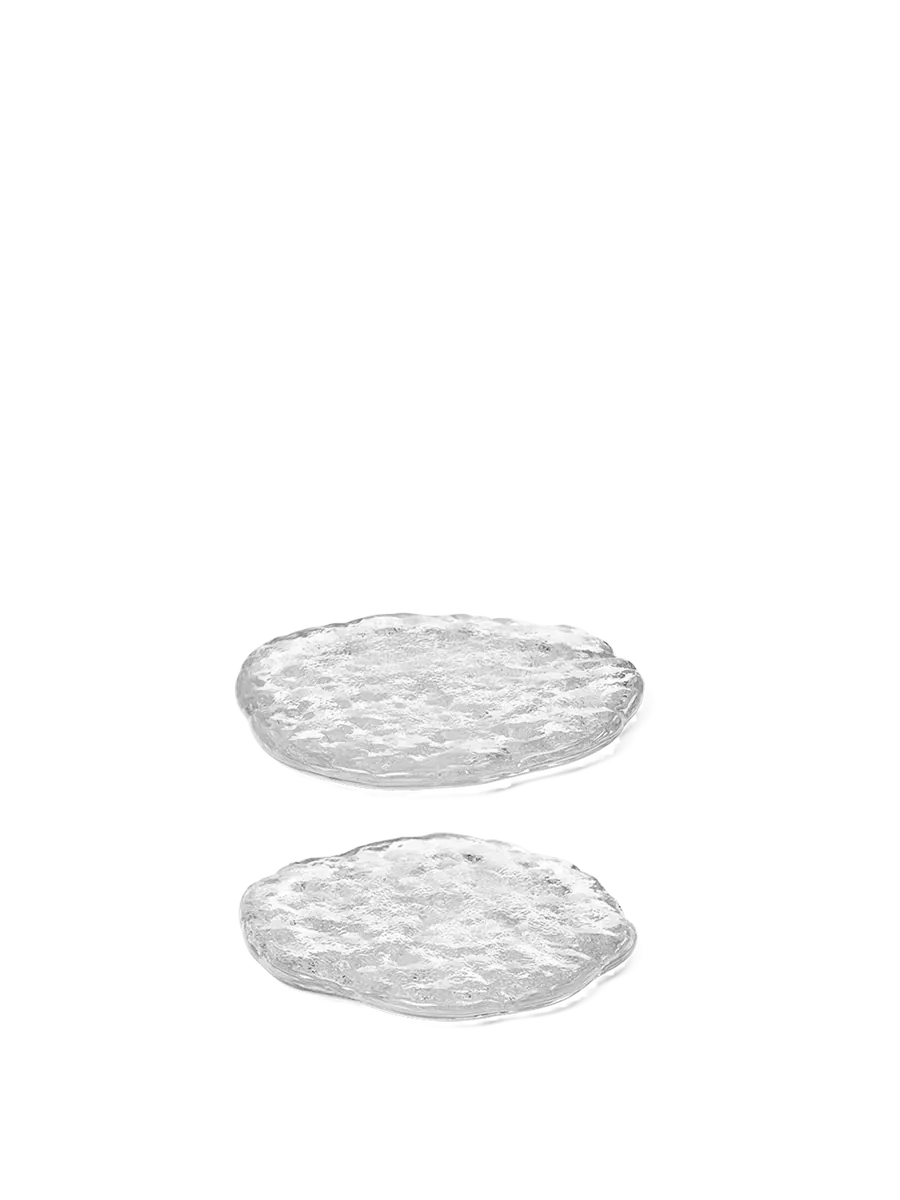 Momento Glass Stones - Set of 2 Clear