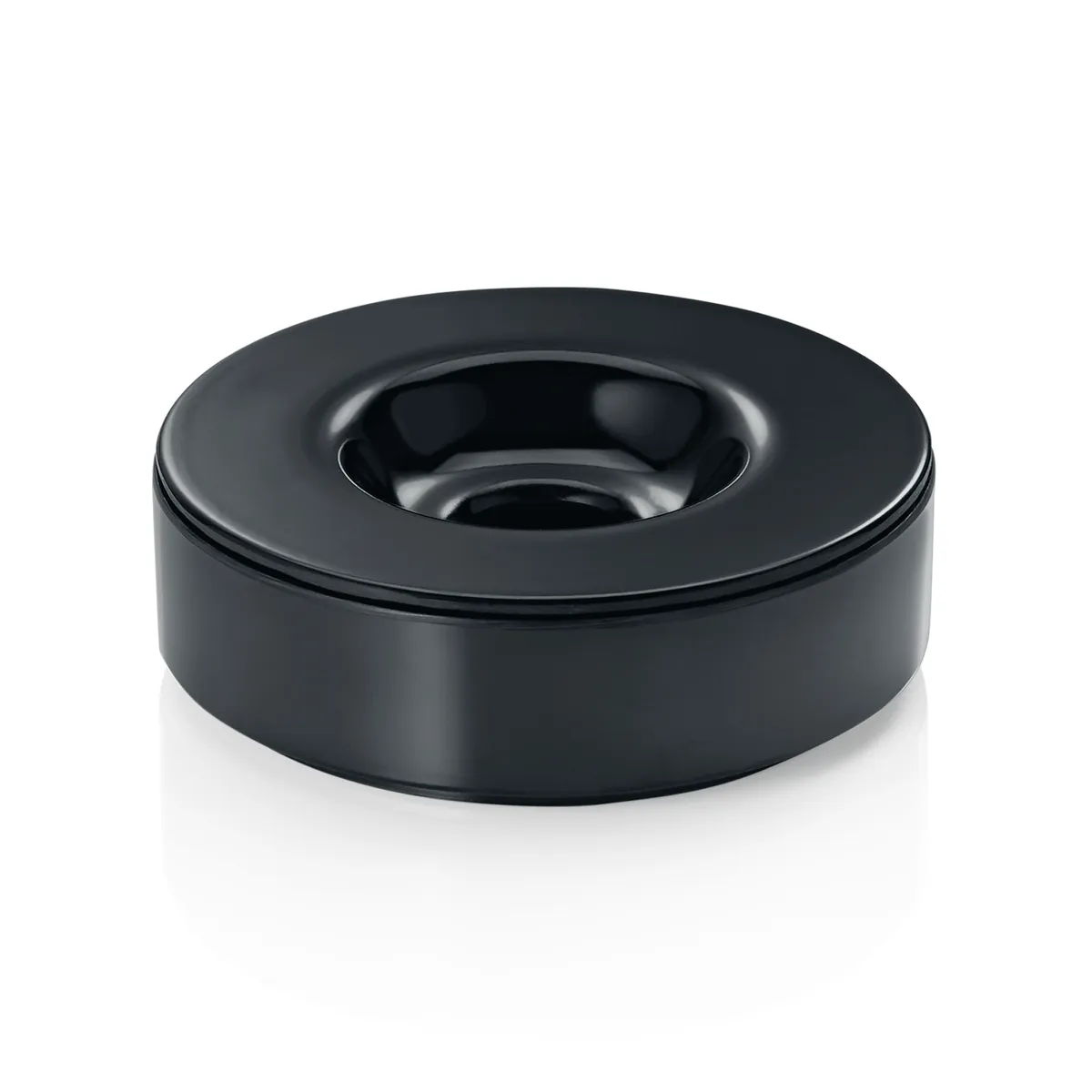 Windaschenbecher 6er-Set, Ø 10 cm, schwarz, Melamin