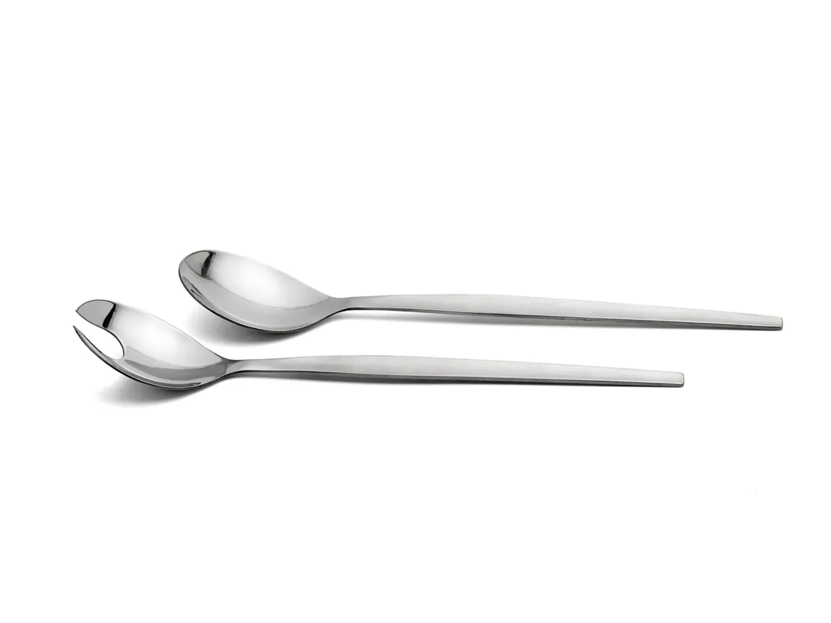 Salatbesteck aus Edelstahl, 26 cm