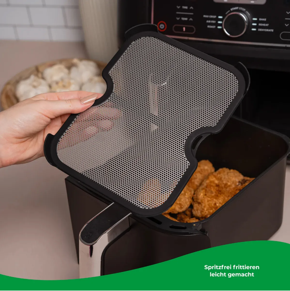 ZauberFry - Spritzschutz kompatibel mit Ninja Airfryer (2er-Set)