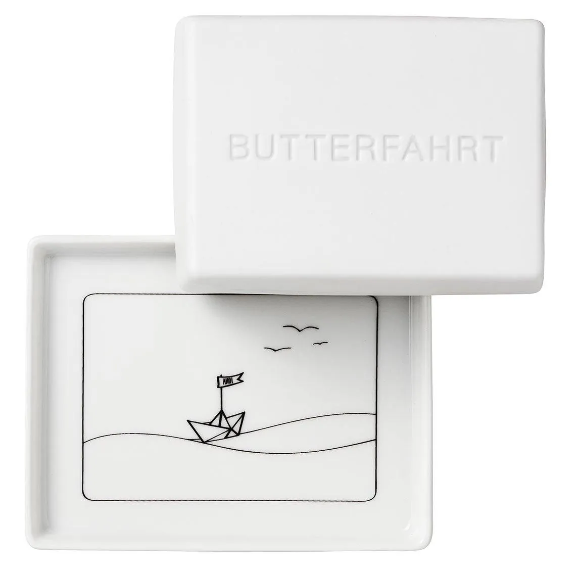 Butterdose "Butterfahrt"  für 250 g