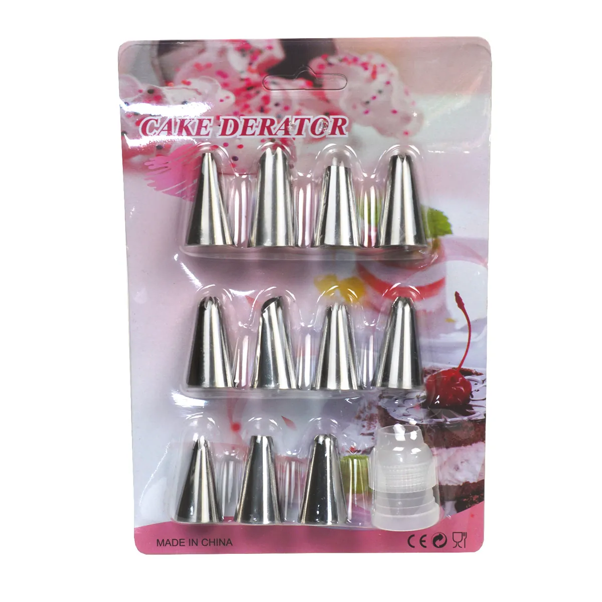 Spritztüllen Set 12 teilig mit Adapter