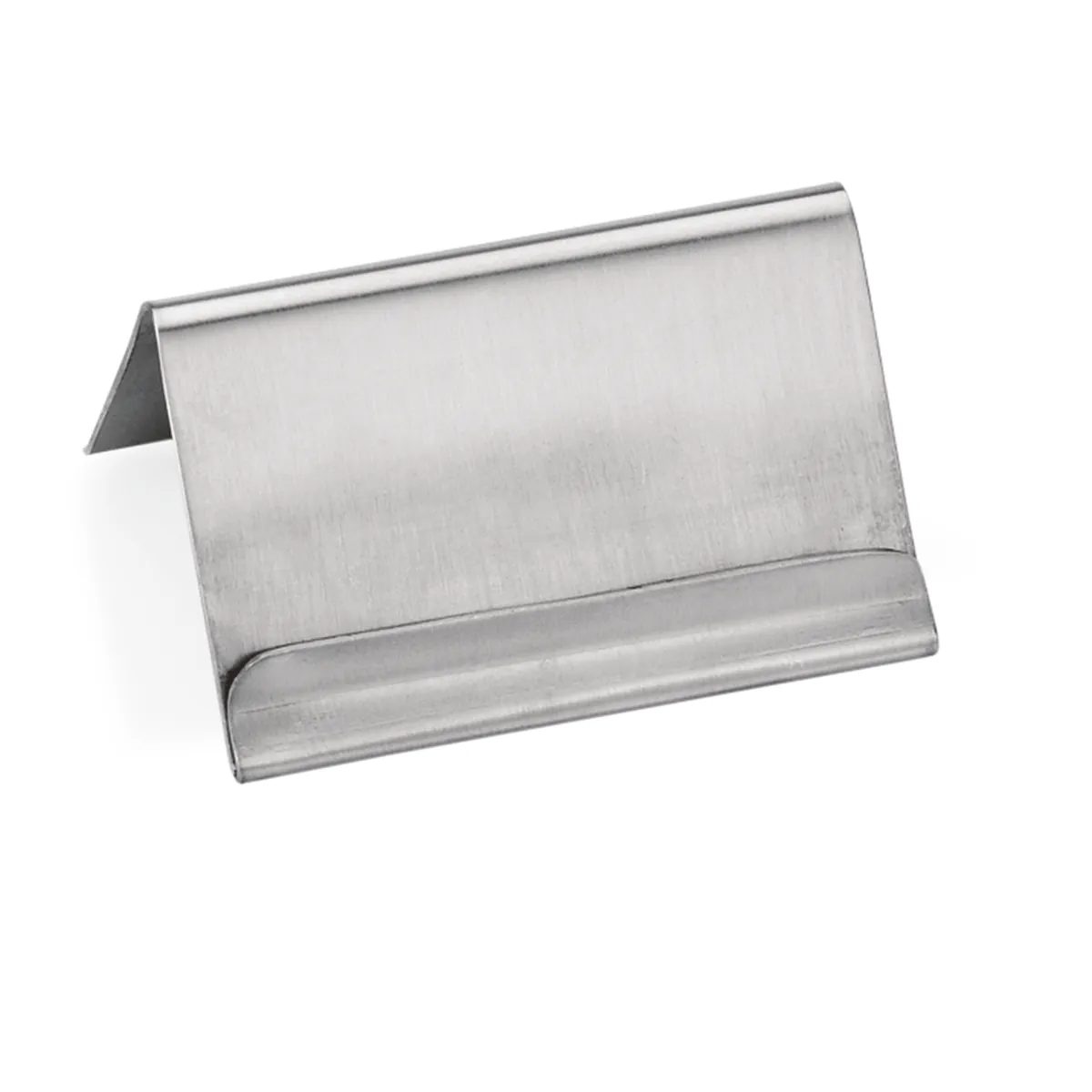 Kartenhalter 12er-Set, 6 x 4,5 x 3,5 cm, Chromnickelstahl