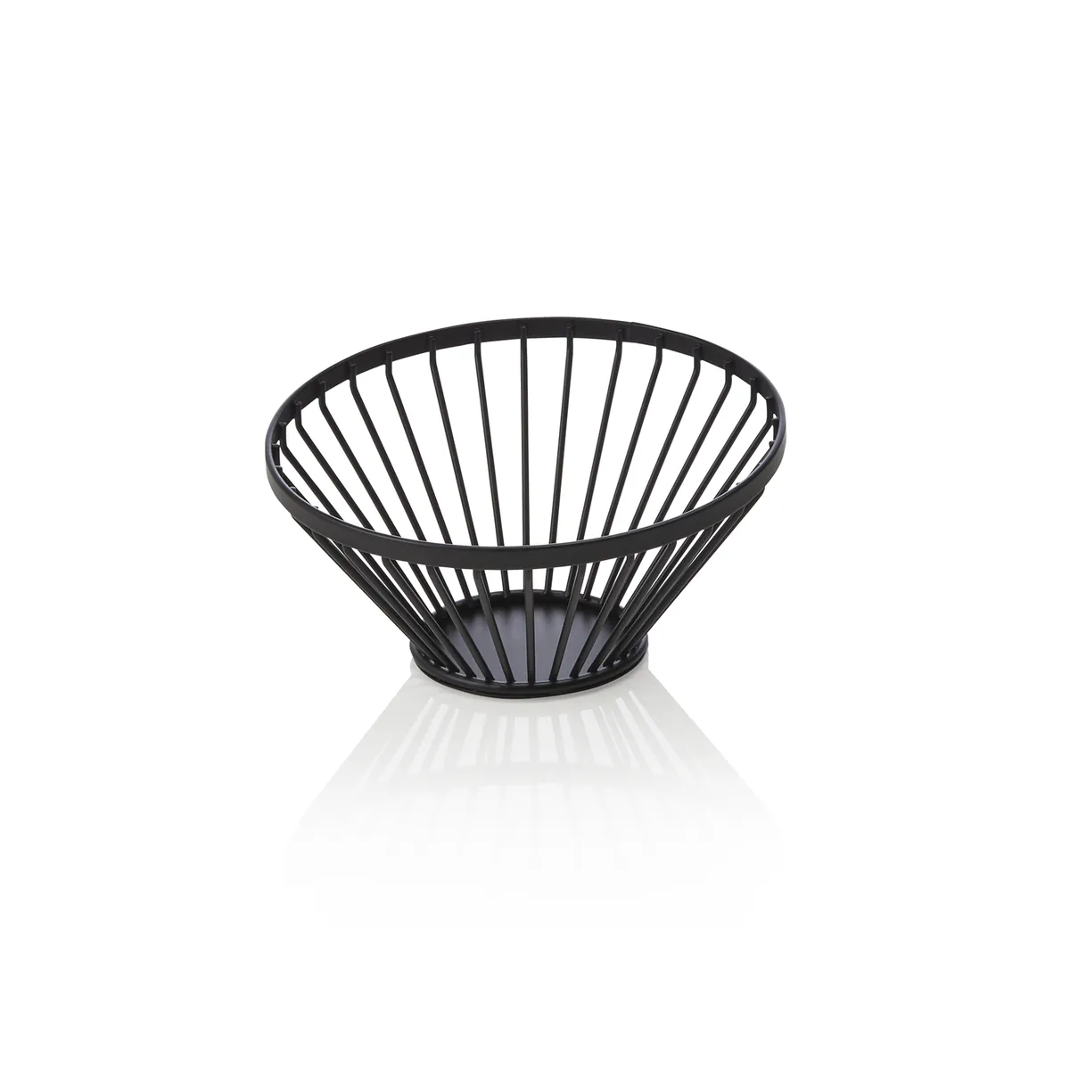 Buffetkorb, Ø 15 -30 cm, schwarz pulverbeschichtet, Metall