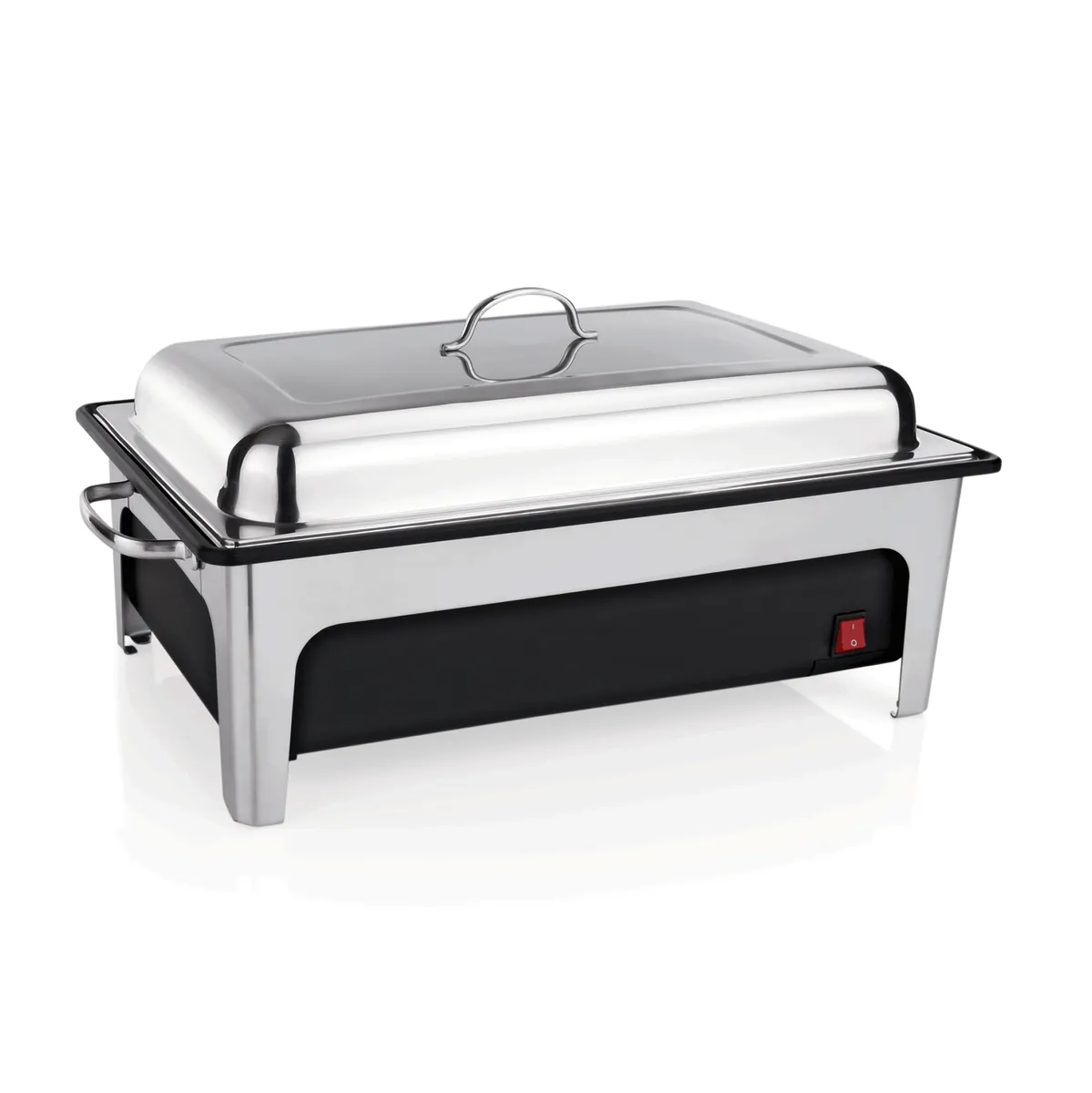 Elektro Chafing Dish GN 1/1, 64 x 35 x 26 cm, Polypropylen, Chromnickelstahl