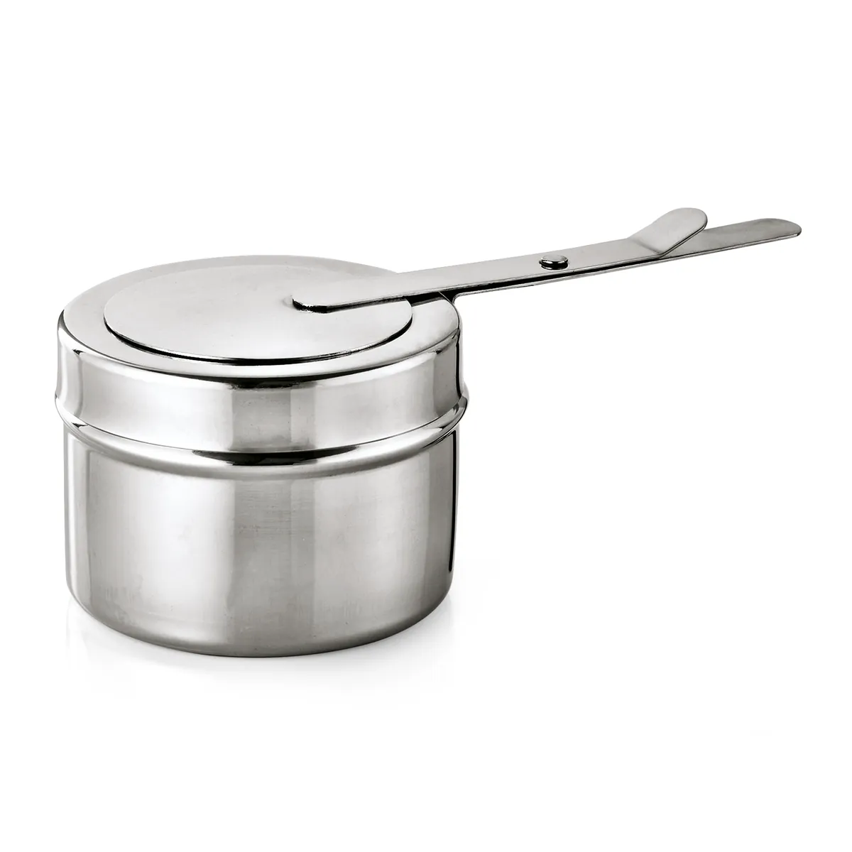Brennpastenbehälter 6er-Set, Ø 9 cm, Höhe 7 cm, Chromnickelstahl
