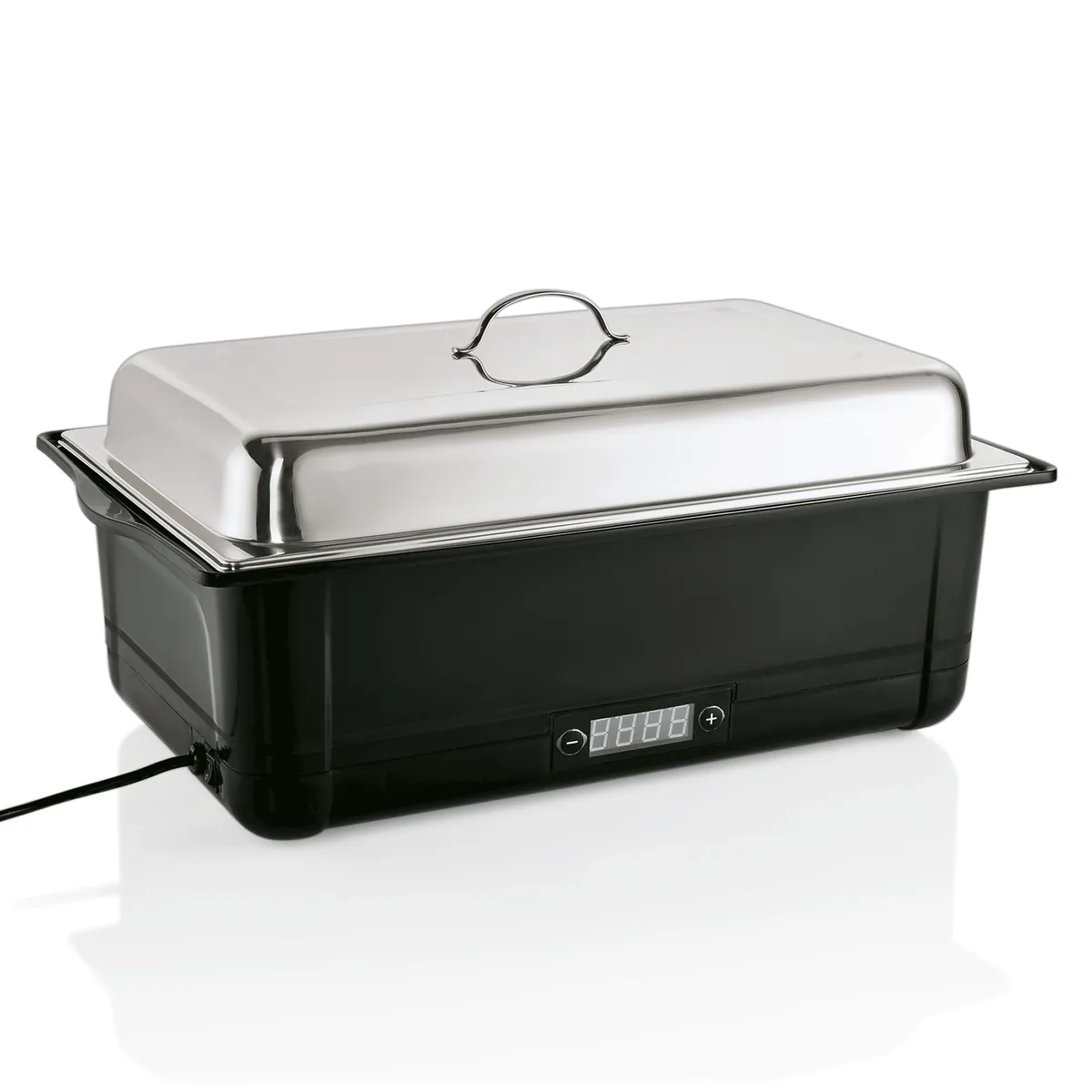 Elektro Chafing Dish GN 1/1, 58 x 35 x 28 cm, Polypropylen, Chromnickelstahl