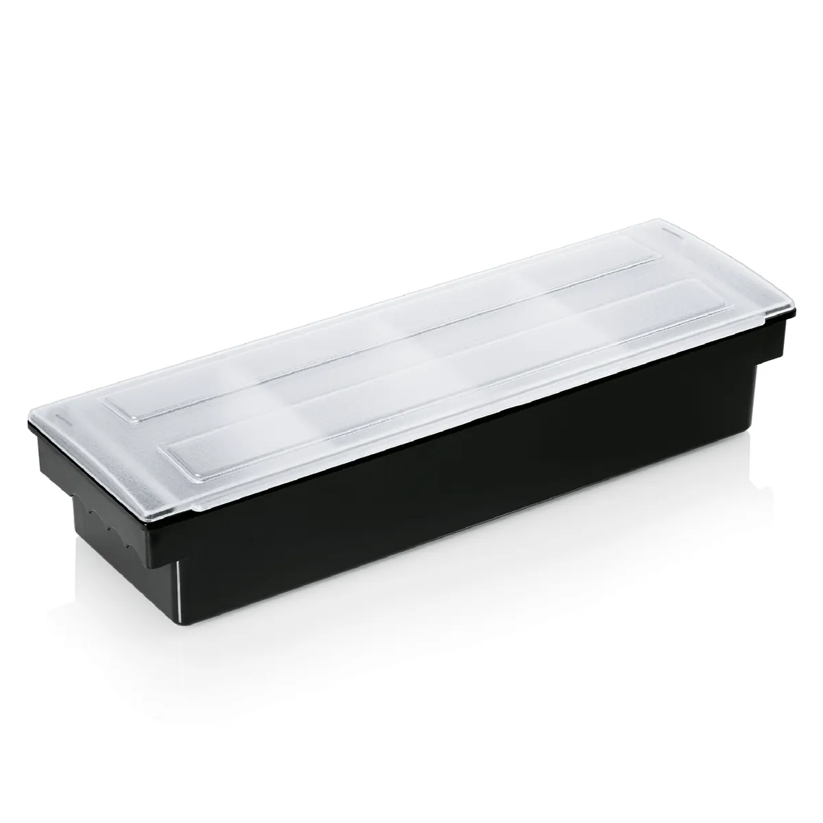Zutatenbehälter mit 4 Einsätzen à 0,75 ltr., 50 x 16 x 9 cm, ABS Kunststoff/Polycarbonat