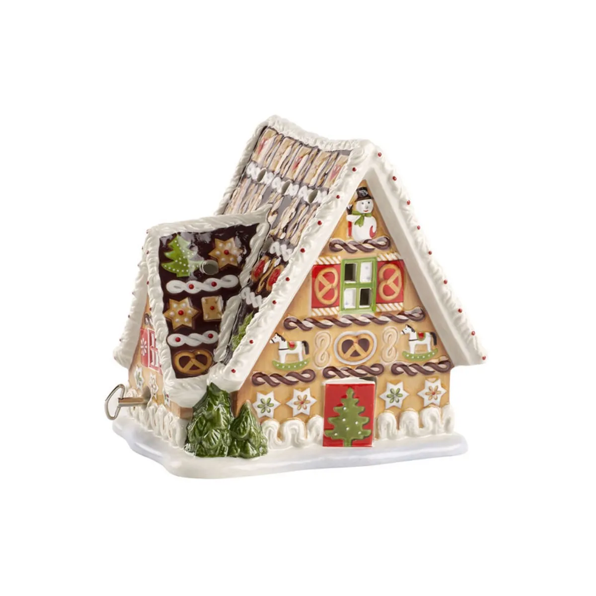 Villeroy & Boch Christmas Toys Lebkuchenhaus mit Spieluhr 16x13x16cm