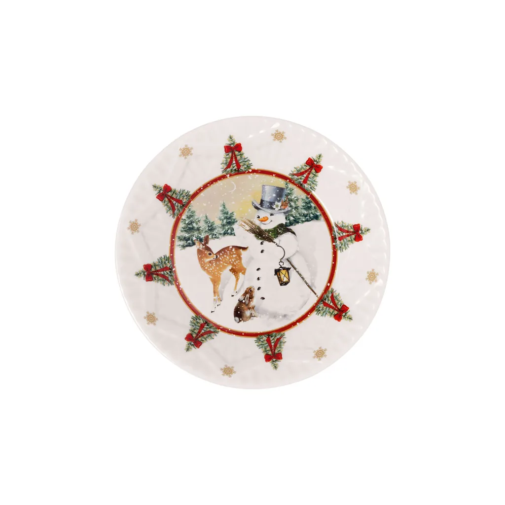 Villeroy & Boch Toys Fantasy Schale klein, Schneemann mit Tieren