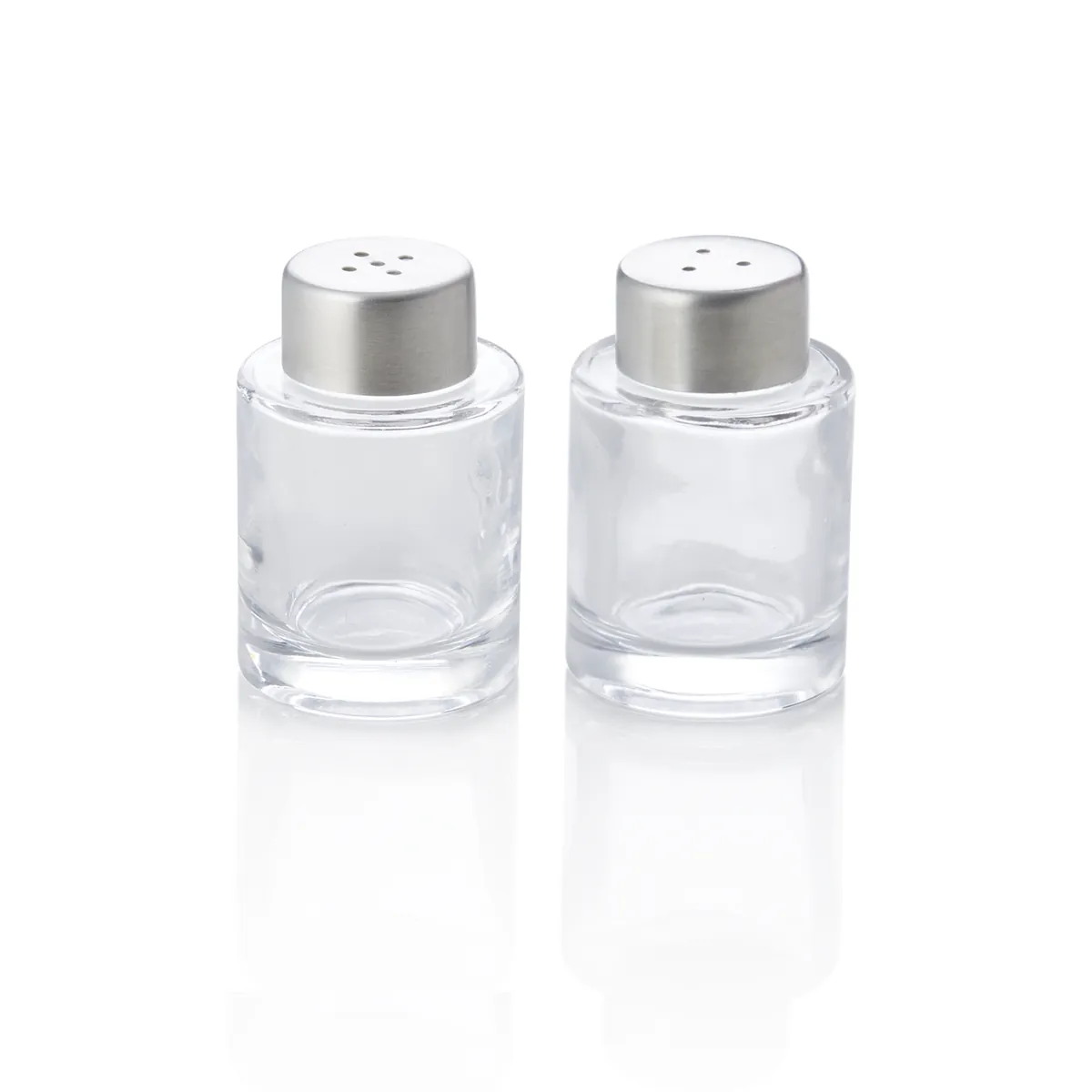 Mini Salz-/Pfefferstreuer Set, Ø 4 cm, Höhe 6 cm, Glas