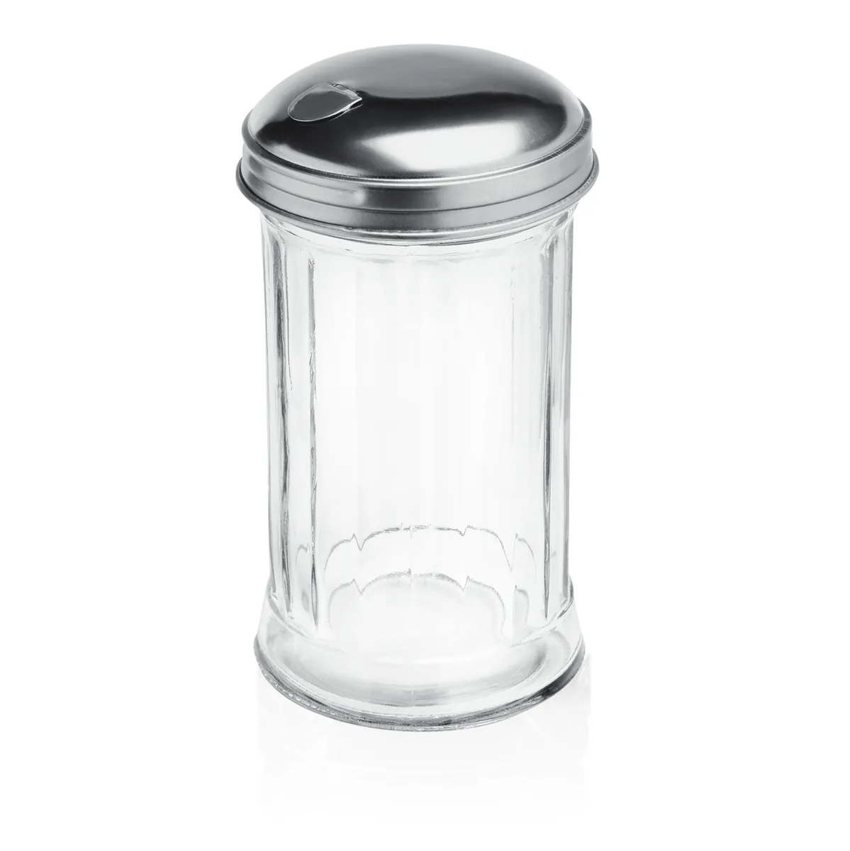 Zuckerstreuer American Style 6er-Set, 300 ml, Ø 7,5 cm, Edelstahl, Glas