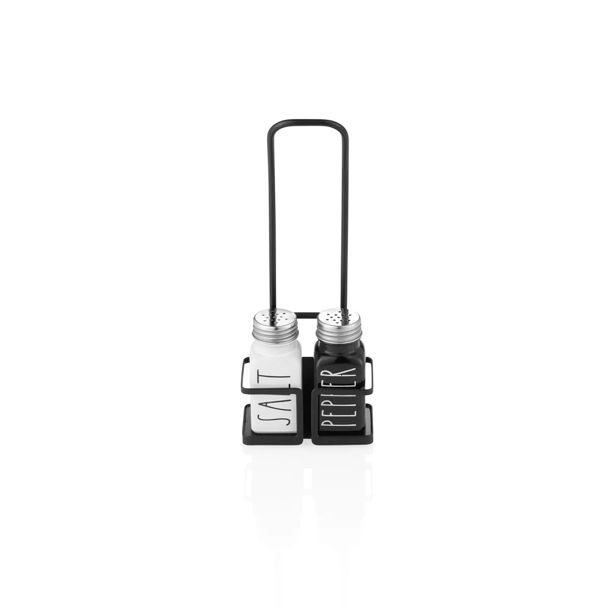 Menage 2-teilig, Salz & Pfeffer, 10 x 8 cm, Glas