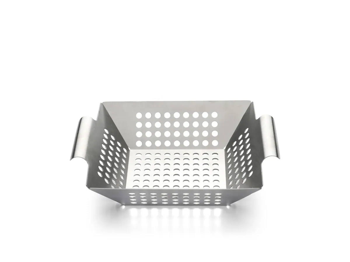 Grillkorb aus Edelstahl 21 x 21cm