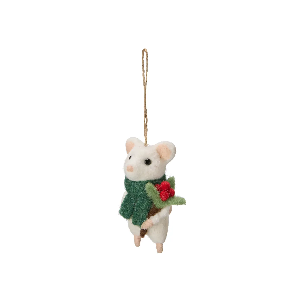Filz Anhänger MAUS mit Beeren